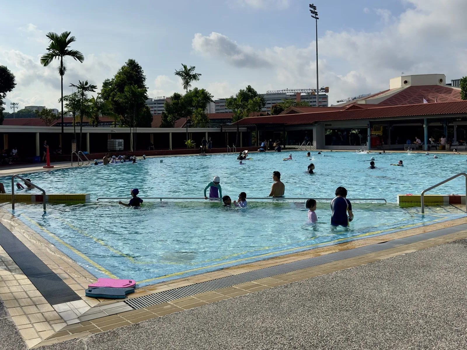 Teaching pool for swimming lessons at Woodlands Swimming Complex